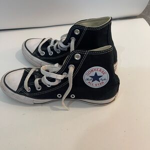 Converse Kids Black and White High-Top Sneakers
